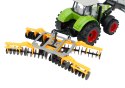 Traktor Rolniczy Koparka Z Broną Talerzową Napęd Zielony LEAN Toys