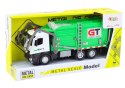 Wielofunkcyjna Zielona Metalowa Śmieciarka z Napędem Frykcyjnym Kosze LEAN Toys