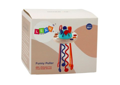 Zabawka Sensoryczna Dla Niemowląt Gryzak Statek Kosmiczny LEAN Toys Zabawka Sensoryczna Dla Niemowląt Gryzak Statek Kosmiczny LEAN Toys