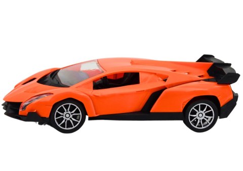 Zdalnie Sterowany Samochód Sportowy Pomarańczowe Auto RC 1:16 LEAN Toys Zdalnie Sterowany Samochód Sportowy Pomarańczowe Auto RC 1:16 LEAN Toys