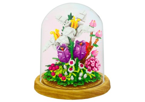 Zestaw Klocków Kwiaty W Gablotce 487 Elementów LEAN Toys Zestaw Klocków Kwiaty W Gablotce 487 Elementów LEAN Toys