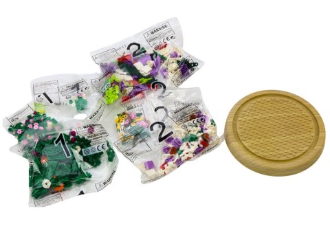 Zestaw Klocków Kwiaty W Gablotce 487 Elementów LEAN Toys Zestaw Klocków Kwiaty W Gablotce 487 Elementów LEAN Toys