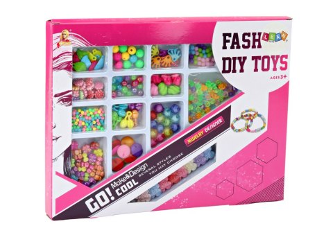 Zestaw Kreatywny Koraliki Do Tworzenia Biżuterii DIY LEAN Toys Zestaw Kreatywny Koraliki Do Tworzenia Biżuterii DIY LEAN Toys