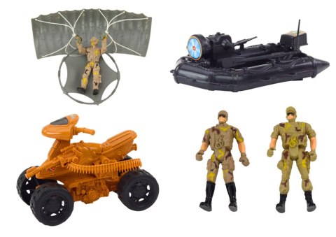 Zestaw Militarny Czołg Wojskowy Helikopter Śmigłowiec Spadochroniarz Dźwięki LEAN Toys Zestaw Militarny Czołg Wojskowy Helikopter Śmigłowiec Spadochroniarz Dźwięki LEAN Toys