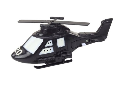 Zestaw Policyjny Wóz Quad Figurki Helikopter Światła Dźwięki LEAN Toys Zestaw Policyjny Wóz Quad Figurki Helikopter Światła Dźwięki LEAN Toys