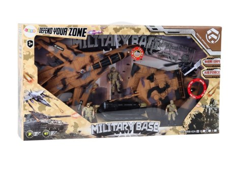 Zestaw Wojskowy Militarny Czołg Odrzutowiec Żołnierze Dźwięk Światła LEAN Toys Zestaw Wojskowy Militarny Czołg Odrzutowiec Żołnierze Dźwięk Światła LEAN Toys