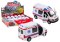 Ambulans Karetka 1:32 Otwierane Drzwi Światła Dźwięki Napęd Biała LEAN Toys