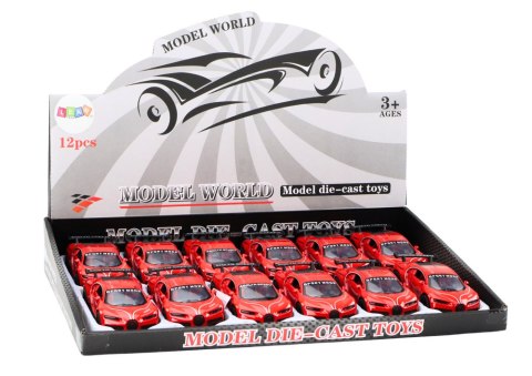 Autko Samochód Sportowy 1:32 Napęd Frykcyjny Czerwony LEAN TOYS Autko Samochód Sportowy 1:32 Napęd Frykcyjny Czerwony LEAN TOYS
