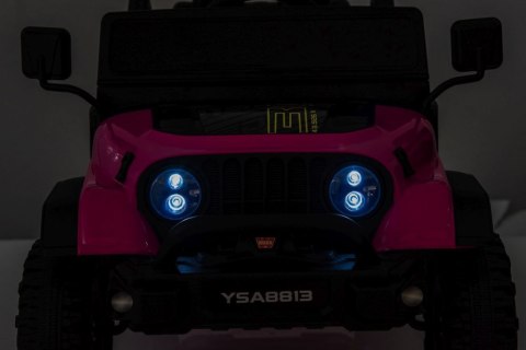 Auto Na Akumulator YSA8813 Różowe 24V LEAN CARS Auto Na Akumulator YSA8813 Różowe 24V LEAN CARS