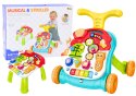 Chodzik Pchacz Stolik Edukacyjny 2w1 Interaktywny Światło i Dźwięk LEAN Toys