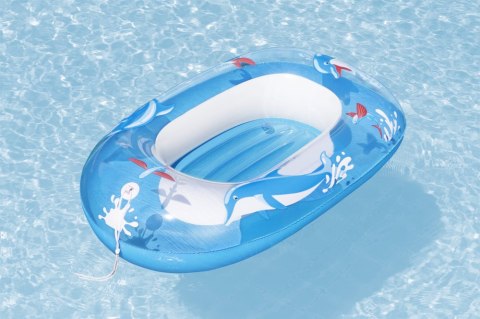 Dmuchana Łódka Niebieska Delfin 102 x 69 cm Bestway 34037 Bestway Dmuchana Łódka Niebieska Delfin 102 x 69 cm Bestway 34037 Bestway
