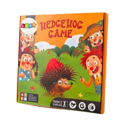 Gra Jeżyk Planszowa Logiczna Nauka Liczenia Drewniana LEAN Toys Gra Jeżyk Planszowa Logiczna Nauka Liczenia Drewniana LEAN Toys
