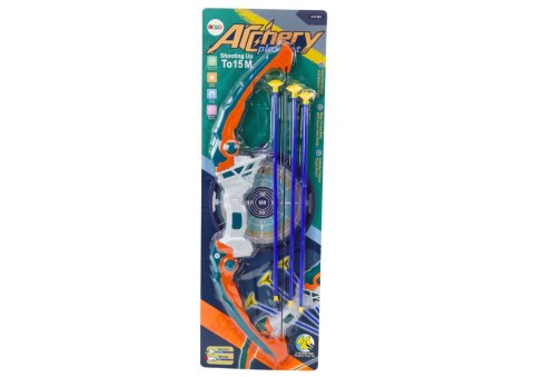 Łuk Strzelecki Zielono-Pomarańczowy Strzały Z Przyssawkami 3 Sztuki LEAN Toys Łuk Strzelecki Zielono-Pomarańczowy Strzały Z Przyssawkami 3 Sztuki LEAN Toys