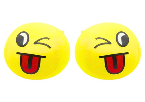 Miękka Piłeczka Piłka Buźka Emoji Żółta 9cm LEAN TOYS Miękka Piłeczka Piłka Buźka Emoji Żółta 9cm LEAN TOYS