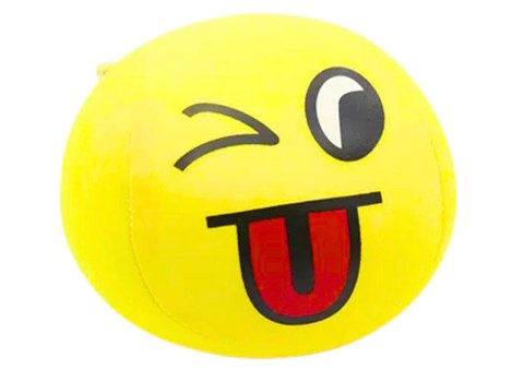 Miękka Piłeczka Piłka Buźka Emoji Żółta 9cm LEAN TOYS Miękka Piłeczka Piłka Buźka Emoji Żółta 9cm LEAN TOYS