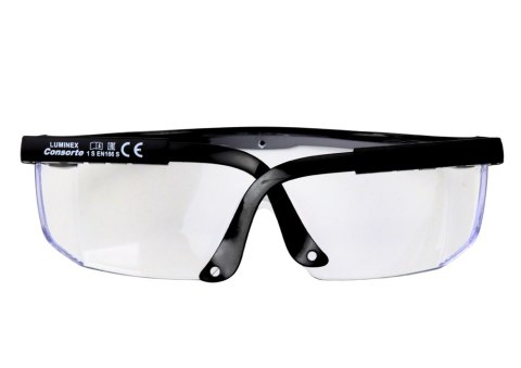 Okulary Ochronne Regulacja Ramion Czarne LEAN Okulary Ochronne Regulacja Ramion Czarne LEAN