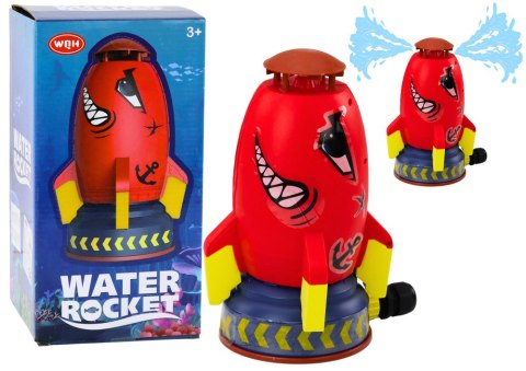 Rakieta Wodna Zraszacz Wyrzutnia Rekin Czerwony LEAN Toys Rakieta Wodna Zraszacz Wyrzutnia Rekin Czerwony LEAN Toys