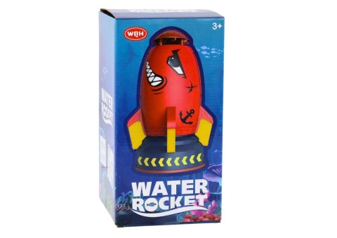 Rakieta Wodna Zraszacz Wyrzutnia Rekin Czerwony LEAN Toys Rakieta Wodna Zraszacz Wyrzutnia Rekin Czerwony LEAN Toys