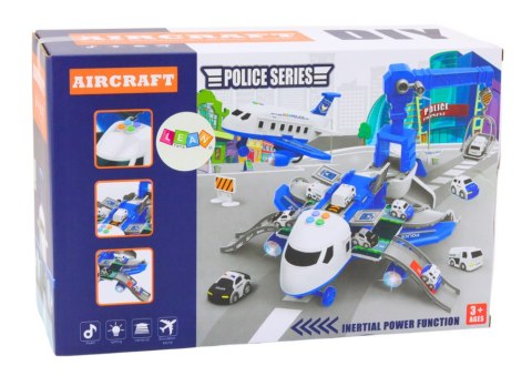 Samolot Interaktywny Do Rozłożenia Komisariat Policji 2w1 DIY LEAN Toys Samolot Interaktywny Do Rozłożenia Komisariat Policji 2w1 DIY LEAN Toys