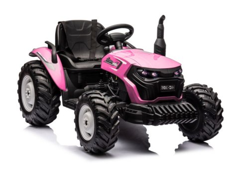 Traktor Na Akumulator HC-306 Różowy 24V LEAN CARS Traktor Na Akumulator HC-306 Różowy 24V LEAN CARS