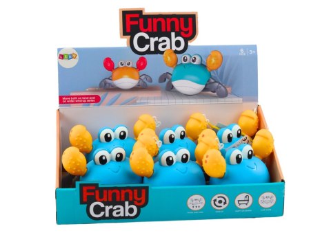 Zabawka Do Kąpieli Nakręcany Krab Chodzi Pływa Niebieski LEAN TOYS Zabawka Do Kąpieli Nakręcany Krab Chodzi Pływa Niebieski LEAN TOYS