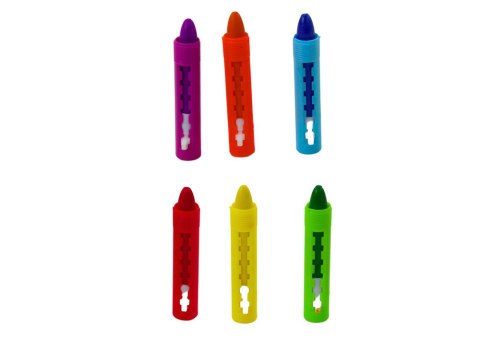 Zestaw Kredek Do Malowania Twarzy Kolorowe 6 Sztuk LEAN TOYS Zestaw Kredek Do Malowania Twarzy Kolorowe 6 Sztuk LEAN TOYS