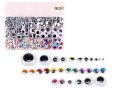 Zestaw Oczek Samoprzylepnych Ruchome Kolorowe Organizer 750 szt. LEAN Toys