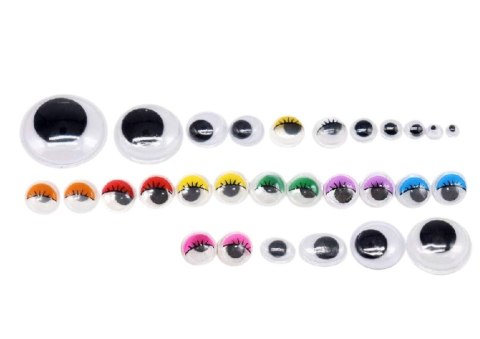 Zestaw Oczek Samoprzylepnych Ruchome Kolorowe Organizer 750 szt. LEAN Toys Zestaw Oczek Samoprzylepnych Ruchome Kolorowe Organizer 750 szt. LEAN Toys