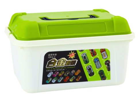 Zestaw Resoraków w Walizce Samochody Autka 50 szt LEAN Toys Zestaw Resoraków w Walizce Samochody Autka 50 szt LEAN Toys