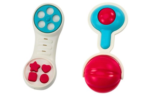 Zestaw Zabawek Grzechotek Gryzaków Zwierzątka 8 Sztuk LEAN Toys Zestaw Zabawek Grzechotek Gryzaków Zwierzątka 8 Sztuk LEAN Toys