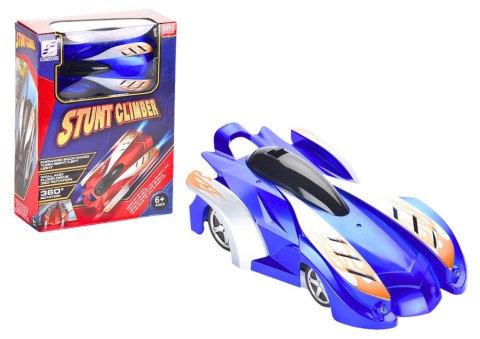 Autko Sportowe Auto Jeżdżące Po Ścianach Suficie Na Laser Niebieskie LEAN Toys Autko Sportowe Auto Jeżdżące Po Ścianach Suficie Na Laser Niebieskie LEAN Toys