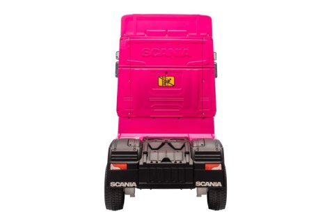 Auto Na Akumulator Scania 500R HL698 Różowe 4x4 LEAN CARS Auto Na Akumulator Scania 500R HL698 Różowe 4x4 LEAN CARS