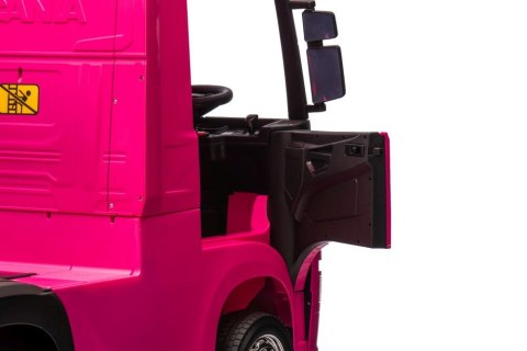 Auto Na Akumulator Scania 500R HL698 Różowe 4x4 LEAN CARS Auto Na Akumulator Scania 500R HL698 Różowe 4x4 LEAN CARS