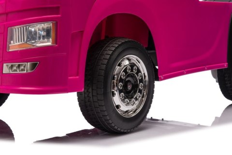 Auto Na Akumulator Scania 500R HL698 Różowe 4x4 LEAN CARS Auto Na Akumulator Scania 500R HL698 Różowe 4x4 LEAN CARS
