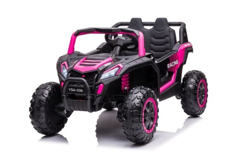 Auto Na Akumulator YSA036 Różowy 4x4 LEAN CARS Auto Na Akumulator YSA036 Różowy 4x4 LEAN CARS