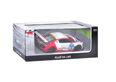 Auto R/C 1:24 Zdalnie Sterowane Sportowe AUDI R8 LMS Białe Rastar Auto R/C 1:24 Zdalnie Sterowane Sportowe AUDI R8 LMS Białe Rastar