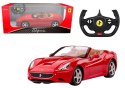 Auto R/C 1:24 Zdalnie Sterowane Sportowe Ferrari California Czerwone Rastar