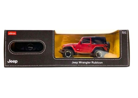 Auto R/C 1:24 Zdalnie Sterowany JEEP Wrangler JL Rubicon Czerwony Rastar Auto R/C 1:24 Zdalnie Sterowany JEEP Wrangler JL Rubicon Czerwony Rastar