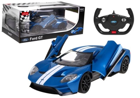 Auto RC Model Zdalnie Sterowany Ford GT 1:14 Otwierane Drzwi Niebieski Rastar Auto RC Model Zdalnie Sterowany Ford GT 1:14 Otwierane Drzwi Niebieski Rastar