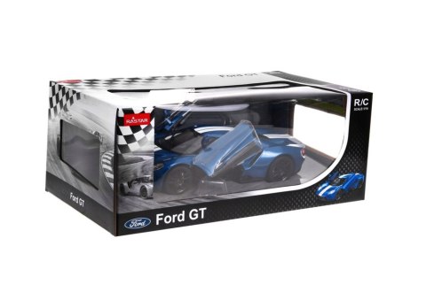 Auto RC Model Zdalnie Sterowany Ford GT 1:14 Otwierane Drzwi Niebieski Rastar Auto RC Model Zdalnie Sterowany Ford GT 1:14 Otwierane Drzwi Niebieski Rastar