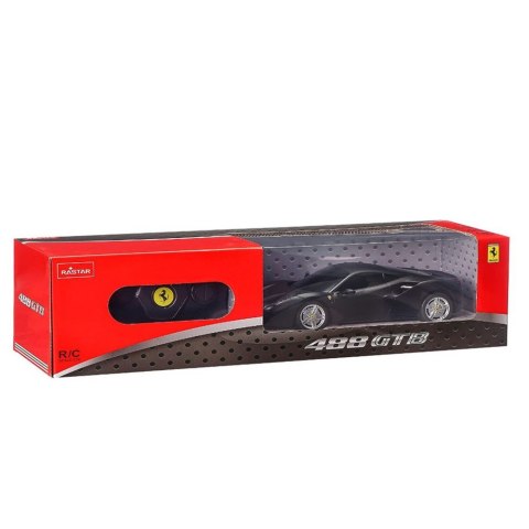 Auto RC Rastar 1:24 Ferrari 488 GTB Czarne Rastar Auto RC Rastar 1:24 Ferrari 488 GTB Czarne Rastar