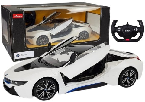 Auto R/C Sportowe Zdalnie Sterowane BMW i8 Rastar 1:14 Biały Rastar Auto R/C Sportowe Zdalnie Sterowane BMW i8 Rastar 1:14 Biały Rastar