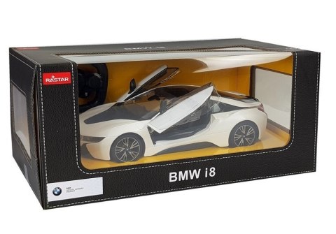 Auto R/C Sportowe Zdalnie Sterowane BMW i8 Rastar 1:14 Biały Rastar Auto R/C Sportowe Zdalnie Sterowane BMW i8 Rastar 1:14 Biały Rastar