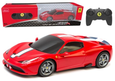 Auto Sportowe RC 1:24 Zdalnie Sterowane Ferrari 458 Speciale Czerwone Rastar Auto Sportowe RC 1:24 Zdalnie Sterowane Ferrari 458 Speciale Czerwone Rastar