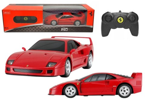 Auto Sportowe RC 1:24 Zdalnie Sterowane Ferrari F40 Czerwone Rastar Auto Sportowe RC 1:24 Zdalnie Sterowane Ferrari F40 Czerwone Rastar