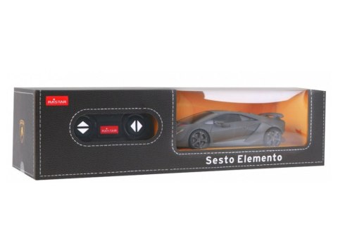 Auto Sportowe RC 1:24 Zdalnie Sterowane Lamborghini Sesto Elemento Szare Rastar Auto Sportowe RC 1:24 Zdalnie Sterowane Lamborghini Sesto Elemento Szare Rastar