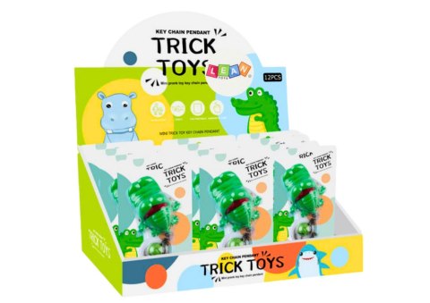 Brelok Z Gryzącym Krokodylkiem Dzwoneczek Zielony LEAN TOYS Brelok Z Gryzącym Krokodylkiem Dzwoneczek Zielony LEAN TOYS