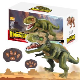 Dinozaur T-Rex Zdalnie Sterowany RC Światła Dźwięk LEAN Toys