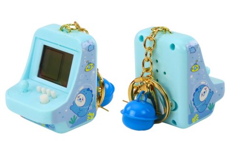 Gra Elektroniczna Tetris Kieszonkowa Brelok Niebieska LEAN TOYS Gra Elektroniczna Tetris Kieszonkowa Brelok Niebieska LEAN TOYS