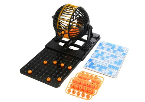 Gra Towarzyska Rodzinna Bingo Lotto Maszyna Losująca LEAN Toys Gra Towarzyska Rodzinna Bingo Lotto Maszyna Losująca LEAN Toys